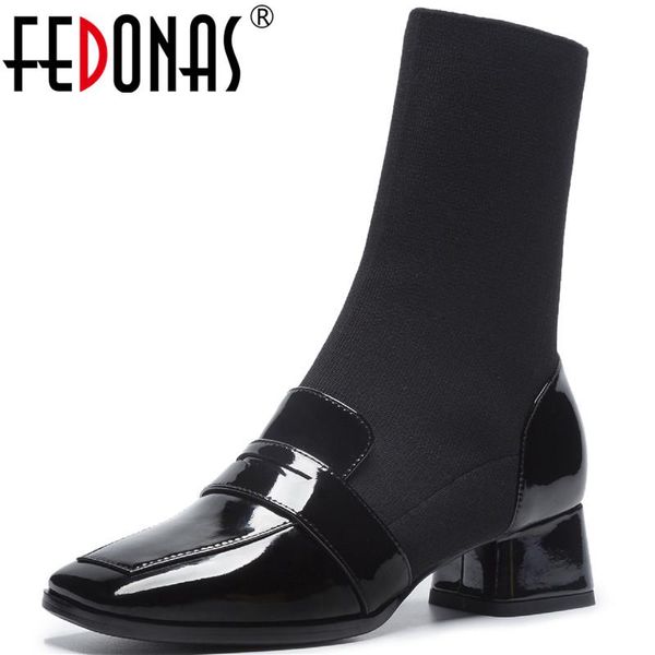 boots fedonas genuine leather high heels for women female winter square toe shoes woman basic working ankle, Black
boots fedonas genuine leather high heels for women female winter square toe shoes woman basic working ankle, Black