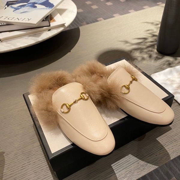 fashion women's shoes designer comfortable luxury leather outsole brand wool slippers, Red;white
fashion women's shoes designer comfortable luxury leather outsole brand wool slippers, Red;white