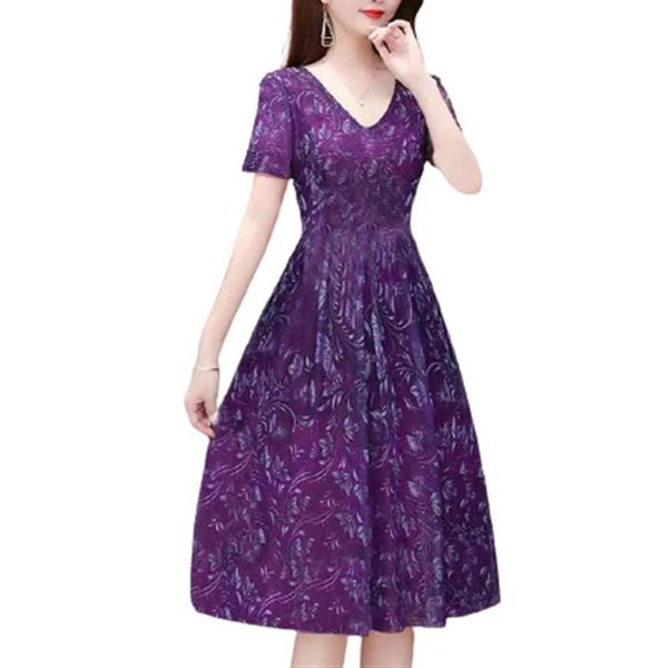 casual dresses korean style v neck ice silk dress for women 2021 summer a-line vintage short sleeve print floral, Black;gray
casual dresses korean style v neck ice silk dress for women 2021 summer a-line vintage short sleeve print floral, Black;gray