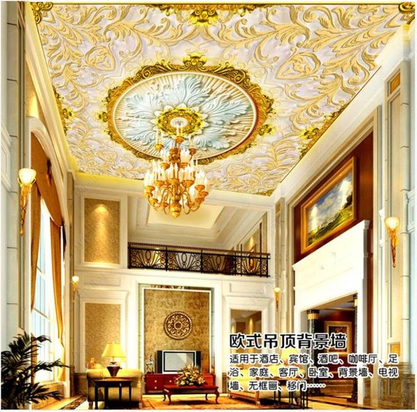 wallpapers custom ceiling mural wallpaper 3d zenith murals gold luxury classical pattern living room wall papers
wallpapers custom ceiling mural wallpaper 3d zenith murals gold luxury classical pattern living room wall papers