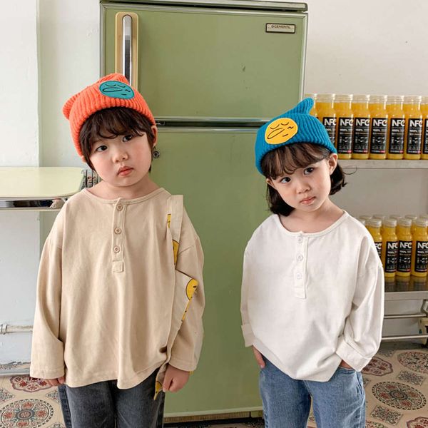 long sleeve children's boys' and korean base shirt 2021 spring new girls' solid color with loose t-shirt, Blue
long sleeve children's boys' and korean base shirt 2021 spring new girls' solid color with loose t-shirt, Blue