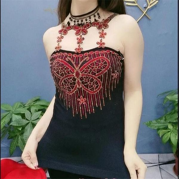 women's tanks & camis drill sling feminine blouse outer wear net red beauty back bottoming bright tees women butterfly camiso, White
women's tanks & camis drill sling feminine blouse outer wear net red beauty back bottoming bright tees women butterfly camiso, White