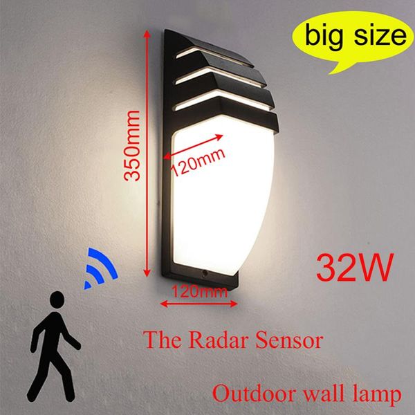 outdoor led waterproof wall lamp radar motion sensor courty garden porch light 12w high brightness ac85--265v
outdoor led waterproof wall lamp radar motion sensor courty garden porch light 12w high brightness ac85--265v