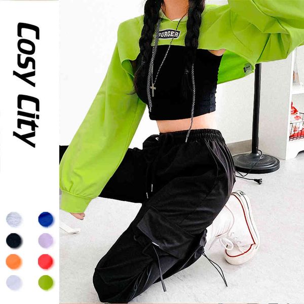 women hoodie neon oversize female sweatshirt with hood pullovers long sleeve sweater cyber y2k crop kpop streetwear poncho, Black
women hoodie neon oversize female sweatshirt with hood pullovers long sleeve sweater cyber y2k crop kpop streetwear poncho, Black