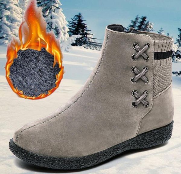 boots women's snow women zip winter ladies warm fur suede flat woman fashion ankle boot female casual shoes plus size 35-43, Black
boots women's snow women zip winter ladies warm fur suede flat woman fashion ankle boot female casual shoes plus size 35-43, Black