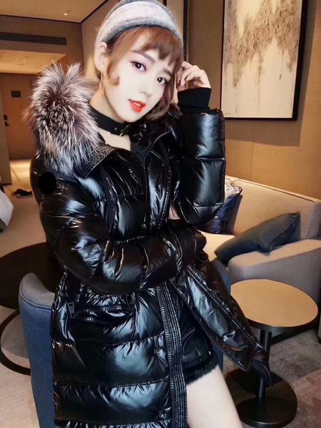 luxury france women's down jackets designer brand maya long hooded fur collar slim fit loose thick slimming fashion trend top, Black
luxury france women's down jackets designer brand maya long hooded fur collar slim fit loose thick slimming fashion trend top, Black