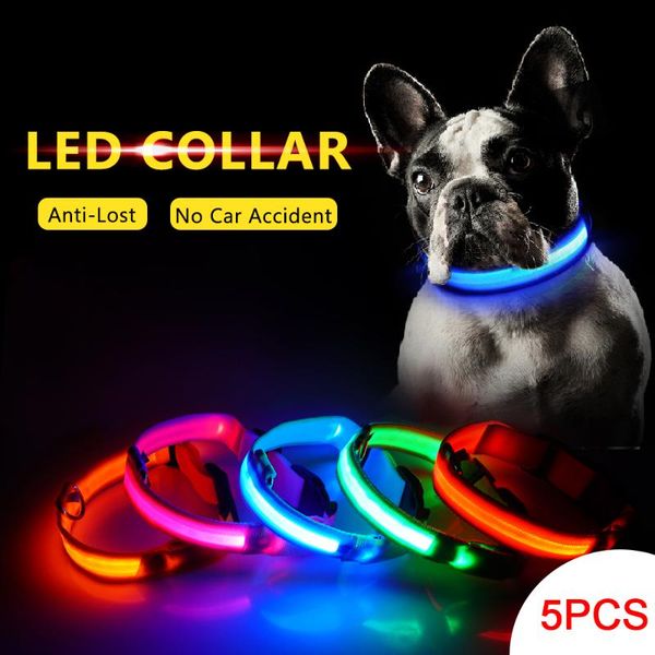 dog collars & leashes 5pcs/lot usb charging led collar anti-lost safe glowing for dogs puppies luminous animal pet products
dog collars & leashes 5pcs/lot usb charging led collar anti-lost safe glowing for dogs puppies luminous animal pet products