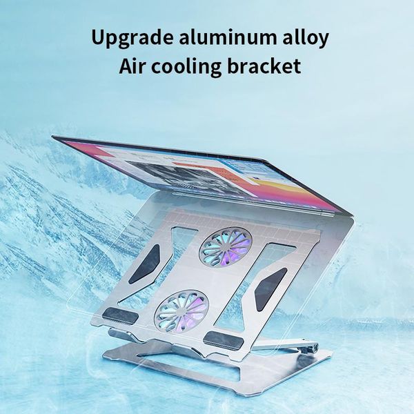 cell phone mounts & holders 2021 foldable laptable stand with double cooling fan aluminum computer riser for desk portable holder
cell phone mounts & holders 2021 foldable laptable stand with double cooling fan aluminum computer riser for desk portable holder