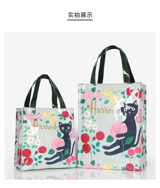 london style pvc reusable shopping bag women's bag eco friendly small signature shopper waterproof handbag shoulder
london style pvc reusable shopping bag women's bag eco friendly small signature shopper waterproof handbag shoulder