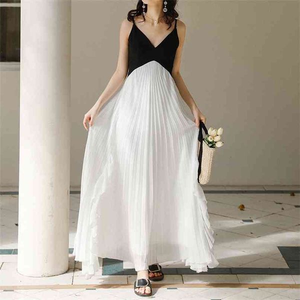 spaghetti strap white dress women summer deep v backless pleated party dressess female elegant tank vestidos mujer 210601, Black;gray
spaghetti strap white dress women summer deep v backless pleated party dressess female elegant tank vestidos mujer 210601, Black;gray
