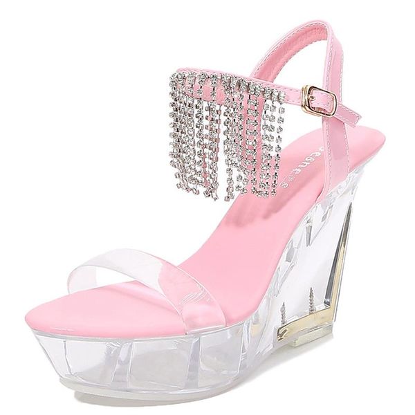 sandals high heels flower heel shoes women catwalk pole dance t-stage crystal soles ladies wedges 10cm nightclub, Black
sandals high heels flower heel shoes women catwalk pole dance t-stage crystal soles ladies wedges 10cm nightclub, Black