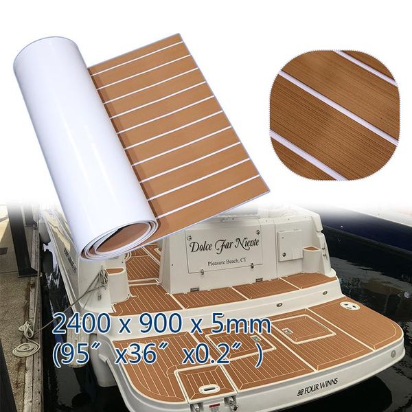 2400mmx900mm self-adhesive eva foam marine flooring faux boat decking sheet brown white teak decking
2400mmx900mm self-adhesive eva foam marine flooring faux boat decking sheet brown white teak decking