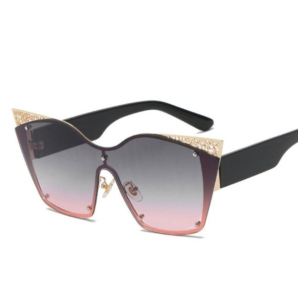 sunglasses oversized cat eye designer fashion hollow men women shades uv400 vintage glasses 50619, White;black
sunglasses oversized cat eye designer fashion hollow men women shades uv400 vintage glasses 50619, White;black