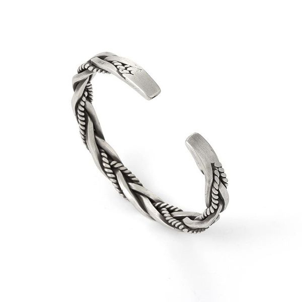 bangle fashion men's bracelet classic twisted pattern open casual sports jewelry party gift, Black
bangle fashion men's bracelet classic twisted pattern open casual sports jewelry party gift, Black