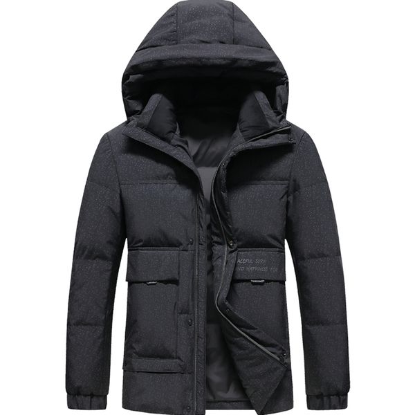 white duck feather men's et, thick coat, hoodie, leisure, fashion, winter, Black
white duck feather men's et, thick coat, hoodie, leisure, fashion, winter, Black