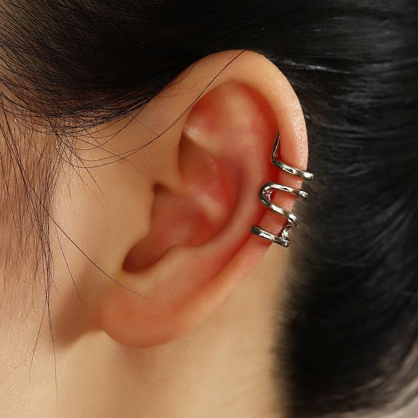 ez0937 jewelry fashion trendy simple alloy personalized silver snake shaped unilateral earrings
ez0937 jewelry fashion trendy simple alloy personalized silver snake shaped unilateral earrings