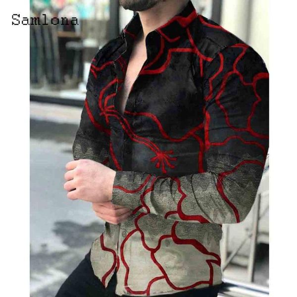 men's casual shirts long sleeve shirt blusas mens clothing 2021 autumn fashion 3d print blouse plus size 3xl men single-breasted, White;black
men's casual shirts long sleeve shirt blusas mens clothing 2021 autumn fashion 3d print blouse plus size 3xl men single-breasted, White;black