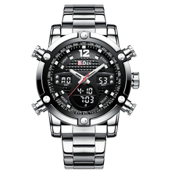 wristwatches biden brand man watches waterproo fmultifunction business men large dial stainless steel quartz digital men's clock, Slivery;brown
wristwatches biden brand man watches waterproo fmultifunction business men large dial stainless steel quartz digital men's clock, Slivery;brown