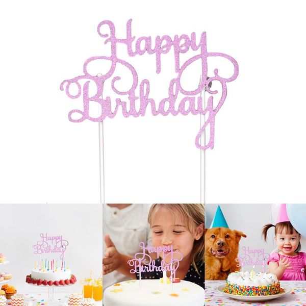 other festive & party supplies happy birthday double-sided cake decor glitter er insert card supply calligraphy for anniversary
other festive & party supplies happy birthday double-sided cake decor glitter er insert card supply calligraphy for anniversary