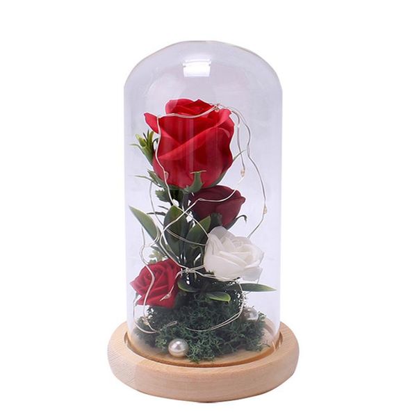 artificial flowers rose soap flowers led glass home decoration cover valentine christmas mother wedding gifts
artificial flowers rose soap flowers led glass home decoration cover valentine christmas mother wedding gifts