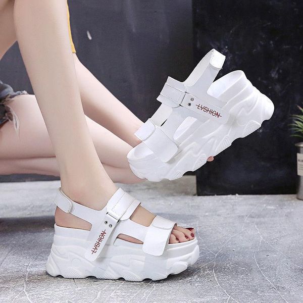 sandals solid hook & loop shallow hollow outdoors beach candy colored heightening rome shoes10cm designers platform ladies shoes, Black
sandals solid hook & loop shallow hollow outdoors beach candy colored heightening rome shoes10cm designers platform ladies shoes, Black