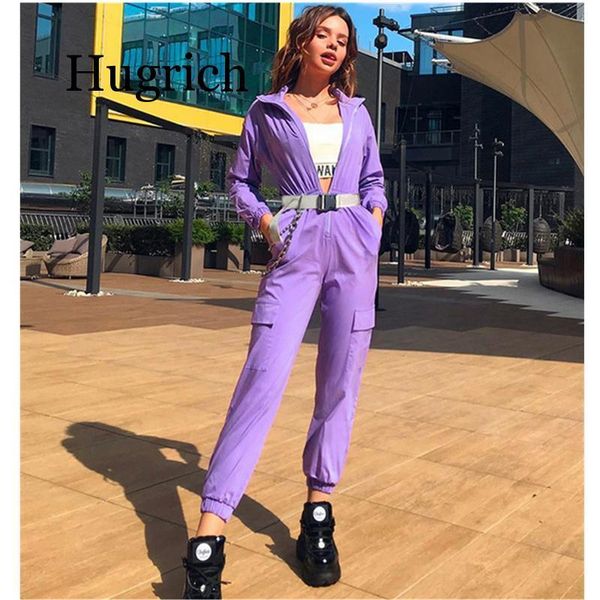 women's jumpsuits & rompers zipper half stand collar big pocket loose with belt women casual go out sport overalls purple playsuits, Black;white
women's jumpsuits & rompers zipper half stand collar big pocket loose with belt women casual go out sport overalls purple playsuits, Black;white