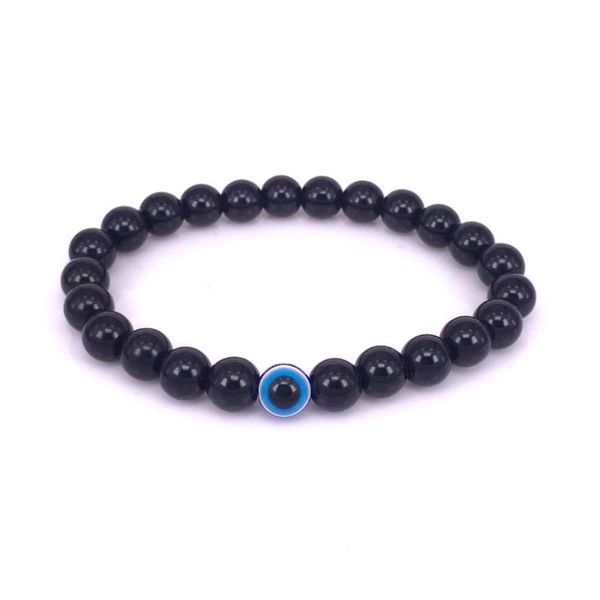 beaded, strands turkish blue eyes beaded bracelet european and american obsidian evil eye elastic accessories men bangle chain women jewelry, Black
beaded, strands turkish blue eyes beaded bracelet european and american obsidian evil eye elastic accessories men bangle chain women jewelry, Black