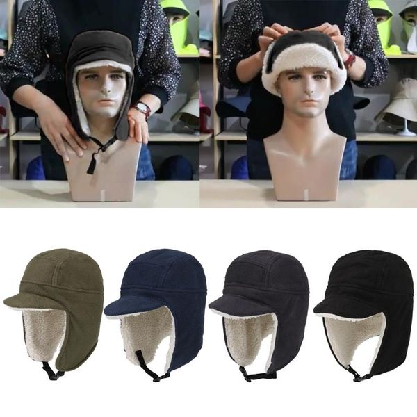 cycling caps & masks men women soft fleece warm winter hats sherpa lined with visor windproof earflap outdoor snow ski cap warmth comfortabl, Black
cycling caps & masks men women soft fleece warm winter hats sherpa lined with visor windproof earflap outdoor snow ski cap warmth comfortabl, Black