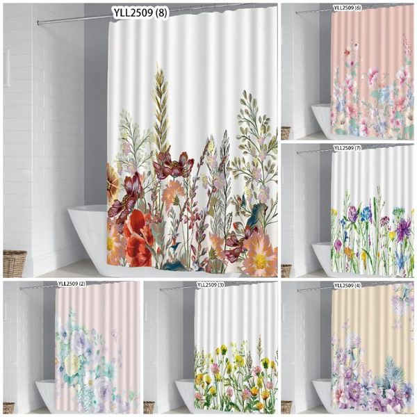 shower curtains watercolor floral curtain butterfly printed fabric waterproof bathtub decor home bathroom accessories
shower curtains watercolor floral curtain butterfly printed fabric waterproof bathtub decor home bathroom accessories