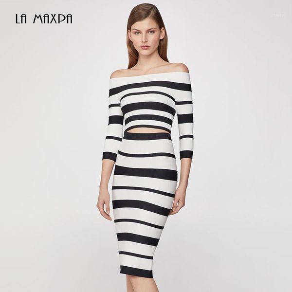 two piece dress white black stripe fashion slash neck off shoulder 2 set 2021 bodycon celebrity party bandage
two piece dress white black stripe fashion slash neck off shoulder 2 set 2021 bodycon celebrity party bandage