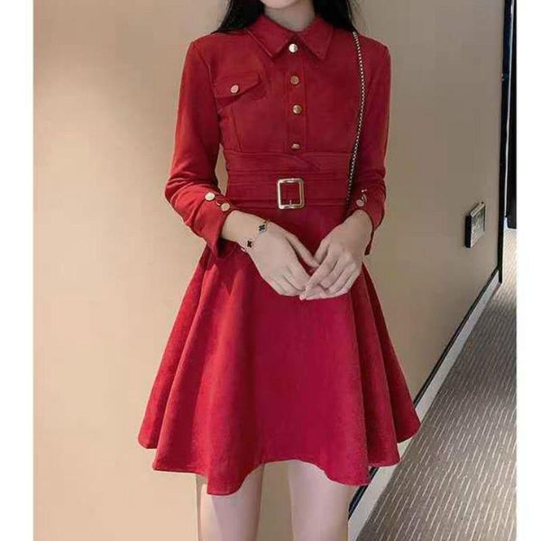 casual dresses 2021 women autumn winter elegant dress female chic sashes single breasted mid-long lady slim pleated vistido g110, Black;gray
casual dresses 2021 women autumn winter elegant dress female chic sashes single breasted mid-long lady slim pleated vistido g110, Black;gray