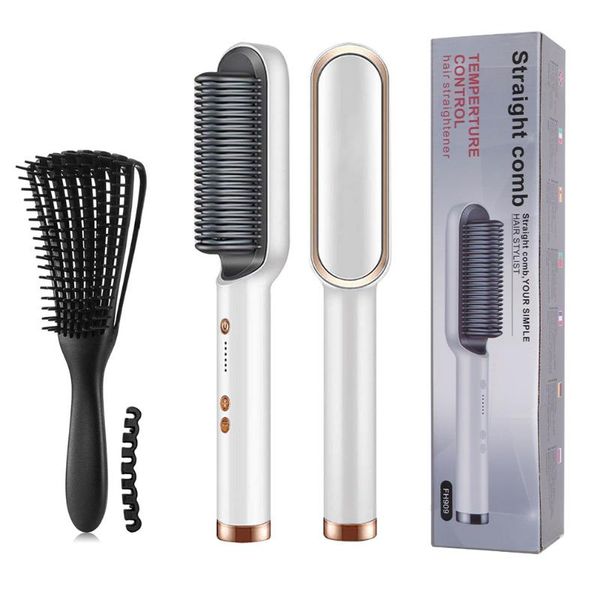 electric hair brushes straightener brush + detangling comb heating ion women straight flat iron bivolt hairbrush styling tool
electric hair brushes straightener brush + detangling comb heating ion women straight flat iron bivolt hairbrush styling tool