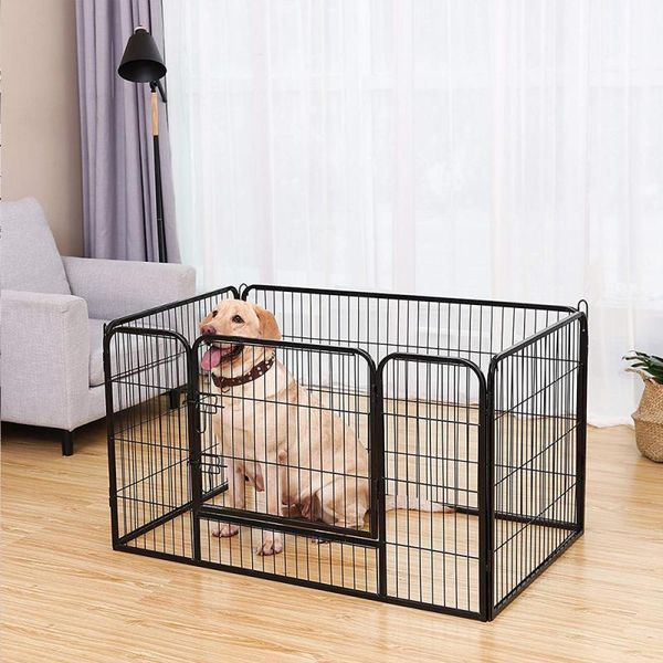 kennels & pens 4pcs foldable pet playpen iron fence puppy kennel house exercise training kitten space dogs cag diy fences
kennels & pens 4pcs foldable pet playpen iron fence puppy kennel house exercise training kitten space dogs cag diy fences