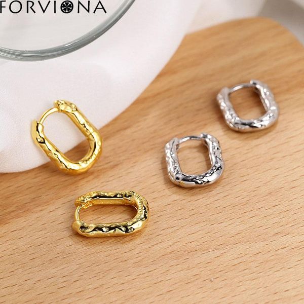 hoop & huggie forviona high-end all-match 925 sterling silver u-shaped oval earrings fashion simple christmas gift for girls, Golden;silver 
hoop & huggie forviona high-end all-match 925 sterling silver u-shaped oval earrings fashion simple christmas gift for girls, Golden;silver