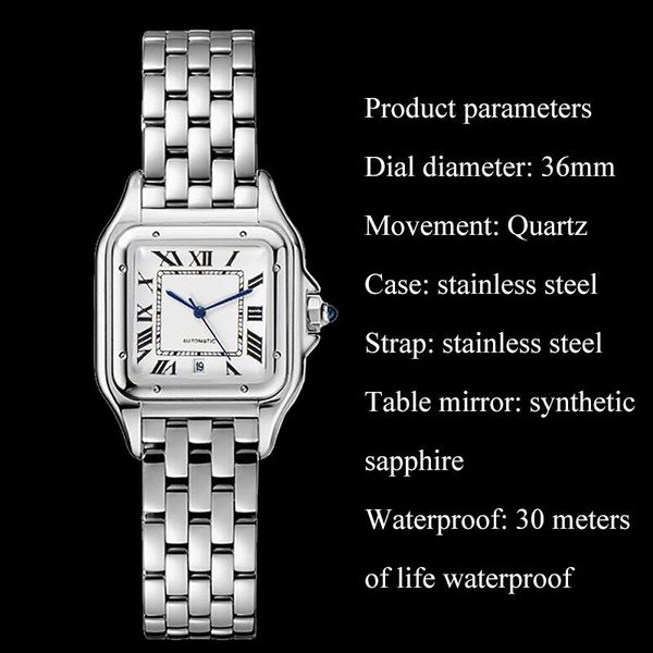 wristwatches men's watches series stainless steel 30atm waterproof quartz wristwatch women's watch relogio masculino, Slivery;brown
wristwatches men's watches series stainless steel 30atm waterproof quartz wristwatch women's watch relogio masculino, Slivery;brown