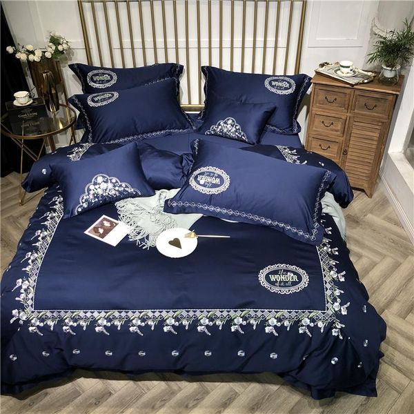 bedding sets luxury blue american pastoral flowers embroidery 100s egyptian sheet cotton duvet set cover bed linen pillowcases
bedding sets luxury blue american pastoral flowers embroidery 100s egyptian sheet cotton duvet set cover bed linen pillowcases