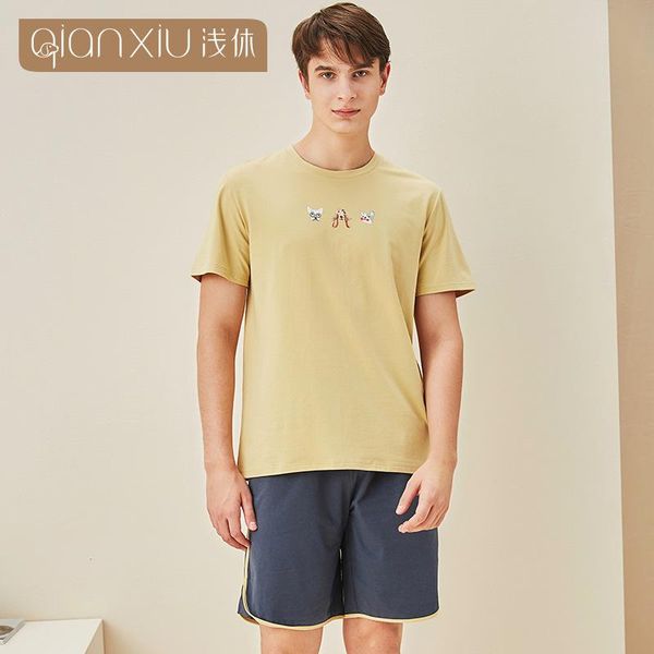 men's sleepwear summer pajamas bamboo fiber couple suits short-sleeved home wear, Black;brown
men's sleepwear summer pajamas bamboo fiber couple suits short-sleeved home wear, Black;brown