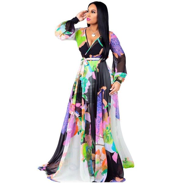 casual dresses party women's dress elegant long sleeve chiffon v neck maxi vintage ink print club summer vestidos 2021, Black;gray
casual dresses party women's dress elegant long sleeve chiffon v neck maxi vintage ink print club summer vestidos 2021, Black;gray