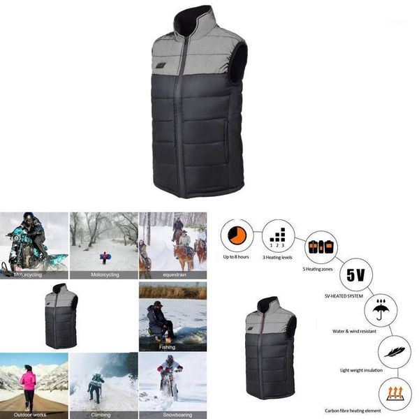 outdoor t-shirts winter usb heating vest men single switch electric heated jacket for camping fishing warm1, Gray;blue
outdoor t-shirts winter usb heating vest men single switch electric heated jacket for camping fishing warm1, Gray;blue