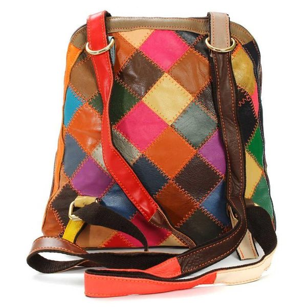 personalized retro style backpack designer women color mosaic lattice pattern backpack leather schoolbag leisure shoulder bag
personalized retro style backpack designer women color mosaic lattice pattern backpack leather schoolbag leisure shoulder bag