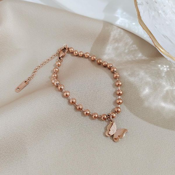 link, chain punk vintage butterfly bead bracelets for women elegant simple exquisite bracelet female gold color fashion jewelry, Black
link, chain punk vintage butterfly bead bracelets for women elegant simple exquisite bracelet female gold color fashion jewelry, Black