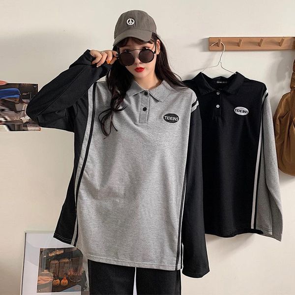 women's polos korean style 2021 spring oversized hoodies women loose harajuku embroidered letters printed tshirts long sleeve clothes, White
women's polos korean style 2021 spring oversized hoodies women loose harajuku embroidered letters printed tshirts long sleeve clothes, White