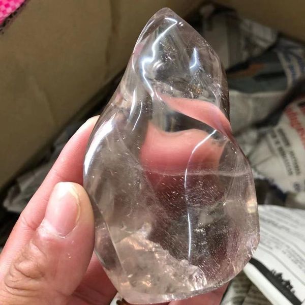 decorative objects & figurines 6-7mm 100-150g natural white crystal torch quartz shape reiki healing mineral specimen gem gift decoration
decorative objects & figurines 6-7mm 100-150g natural white crystal torch quartz shape reiki healing mineral specimen gem gift decoration