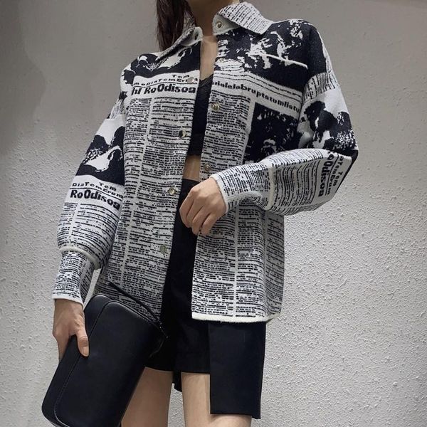 women's jackets women autumn printing long sleeve shirt turn down collar casual outfit street wear thin cardigan, Black;brown
women's jackets women autumn printing long sleeve shirt turn down collar casual outfit street wear thin cardigan, Black;brown
