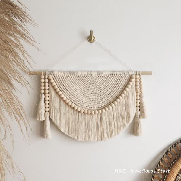 tapestries macrame wall hanging tapestry with wood beads and tassels handmade woven home office nursery decor bedroom livingroom decration
tapestries macrame wall hanging tapestry with wood beads and tassels handmade woven home office nursery decor bedroom livingroom decration