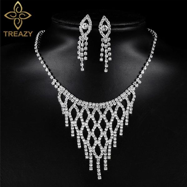wedding jewelry sets treazy unique rhinestone crystal bridal for brides gifts net tassels women necklace earrings, Slivery;golden
wedding jewelry sets treazy unique rhinestone crystal bridal for brides gifts net tassels women necklace earrings, Slivery;golden