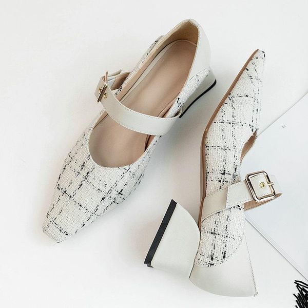 dress shoes white chunky heel pumps woman fashion buckle square toe women party wedding 2021 spring plus size 34-43, Black
dress shoes white chunky heel pumps woman fashion buckle square toe women party wedding 2021 spring plus size 34-43, Black
