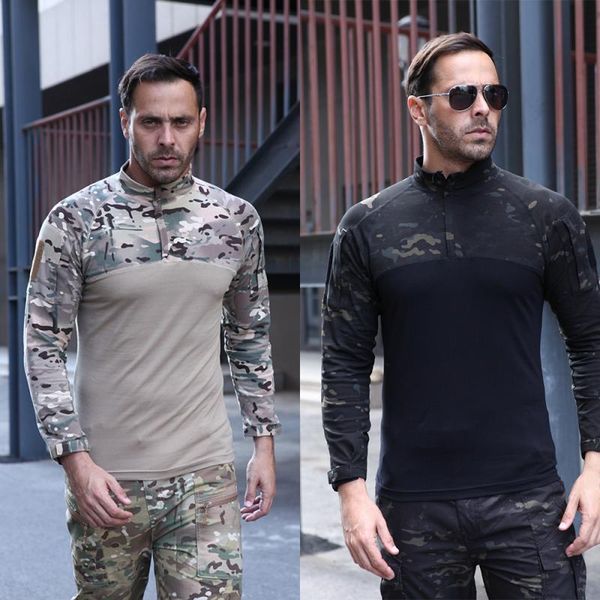 camouflage training clothes suit outdoor cs field camping hunting combat uniform tactical shirt pants, Camo;black
camouflage training clothes suit outdoor cs field camping hunting combat uniform tactical shirt pants, Camo;black