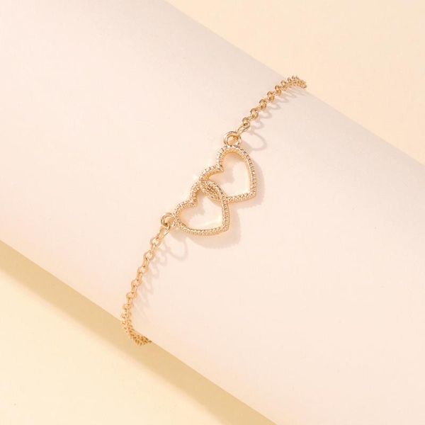 link, chain vintage simple stainless steel hollow double-heart pendant bracelet for women couple fashion jewelry anniversary christmas gift, Black
link, chain vintage simple stainless steel hollow double-heart pendant bracelet for women couple fashion jewelry anniversary christmas gift, Black