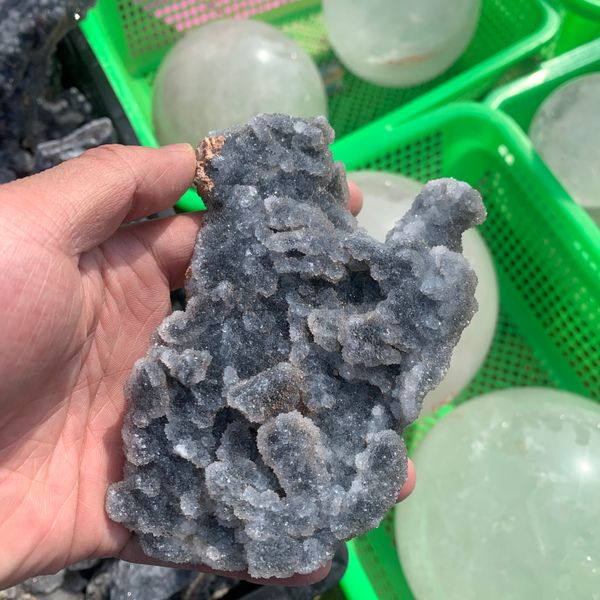 brazil colored amethyst cluster flower piece mineral specimen, ornamental stone degaussing purification ornament, Black
brazil colored amethyst cluster flower piece mineral specimen, ornamental stone degaussing purification ornament, Black